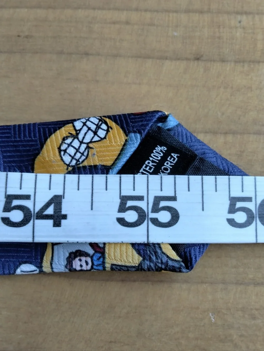 Beans McGee VTG Cartoon Happy Days Happy Taxi Polyester Necktie